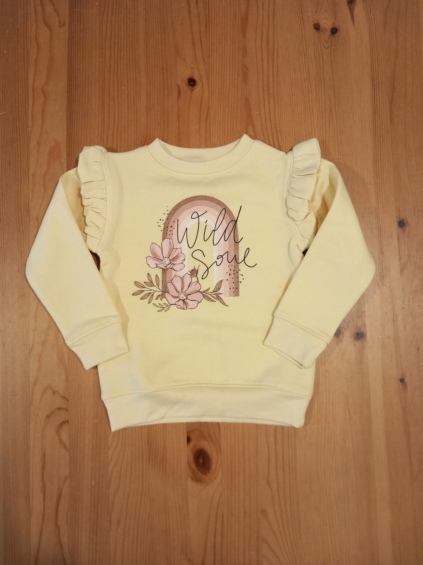 'Wild Soul' Sweatshirt - Girls 3-4 years - Brand Unknown