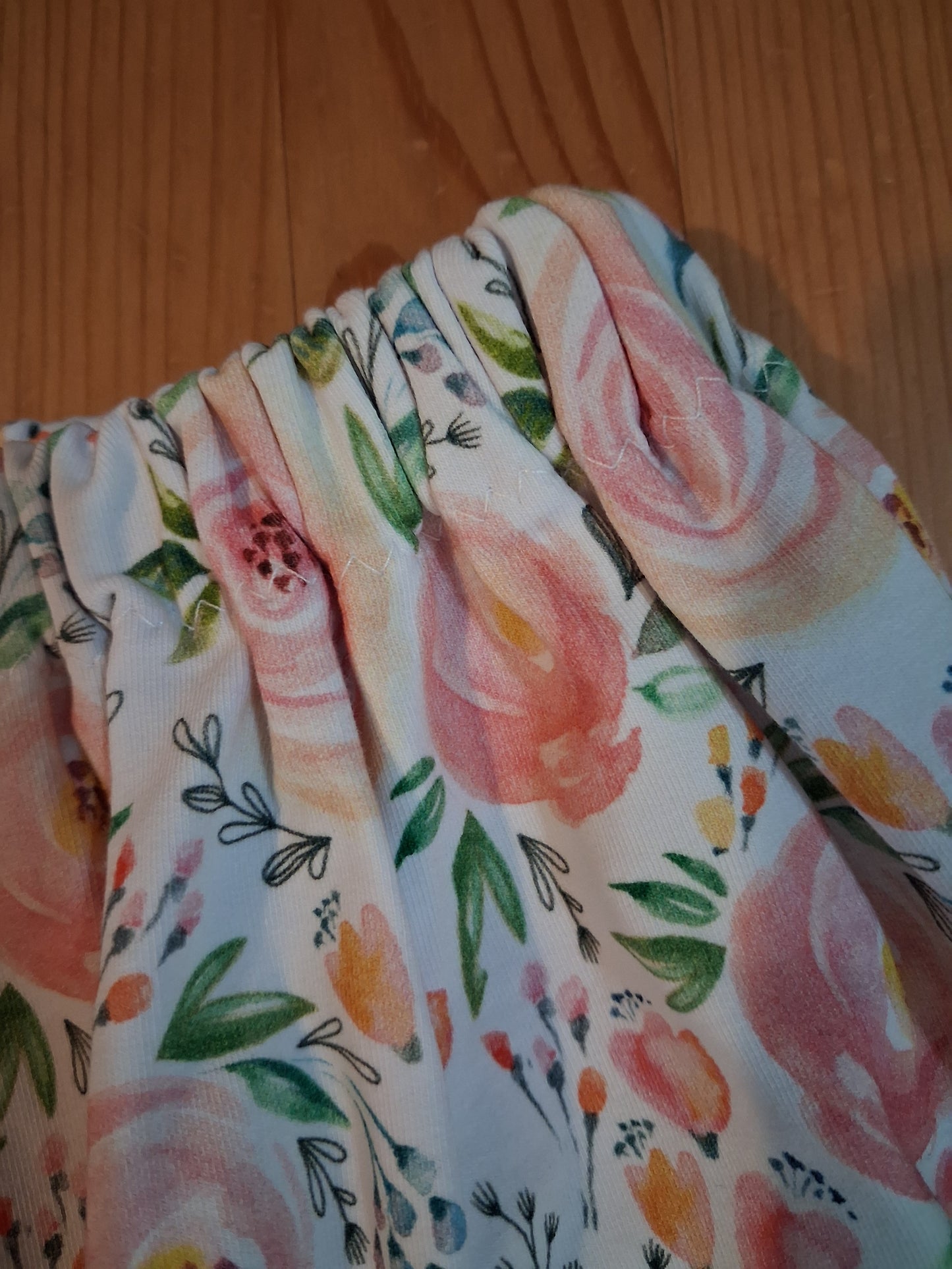 Handmade Floral Skirt With Elasticated Waistband - Girls 5-6 years - Pretty Little Legs