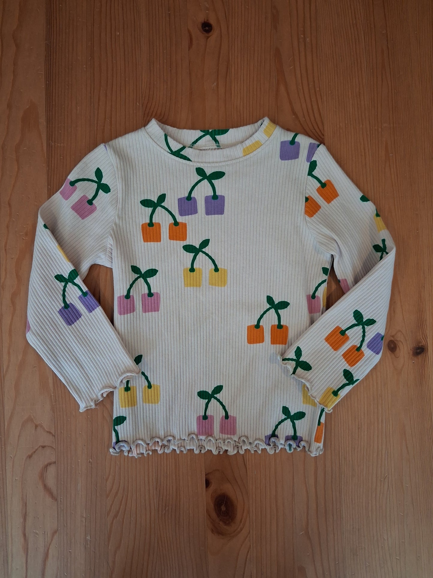 Fruits Ribbed Long Sleeve Top - Girls 2-3 years - Next