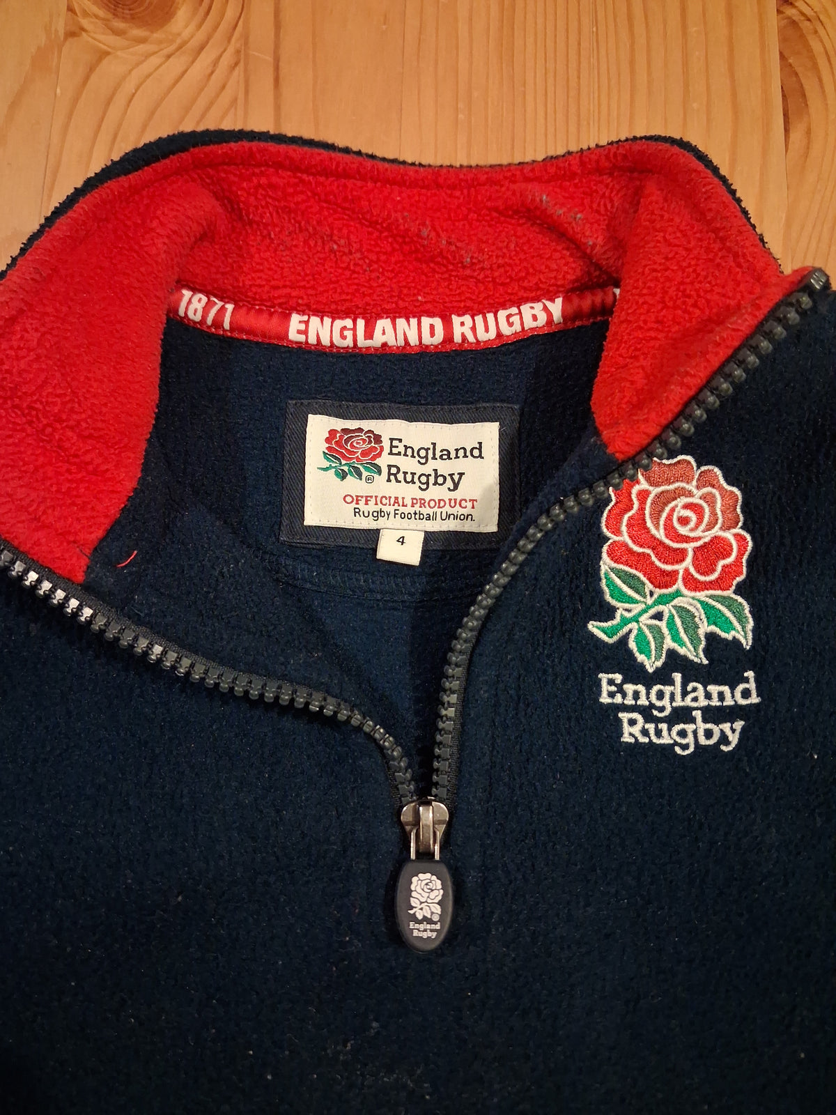 Navy England Rugby Fleece - Boys 4 years - TU