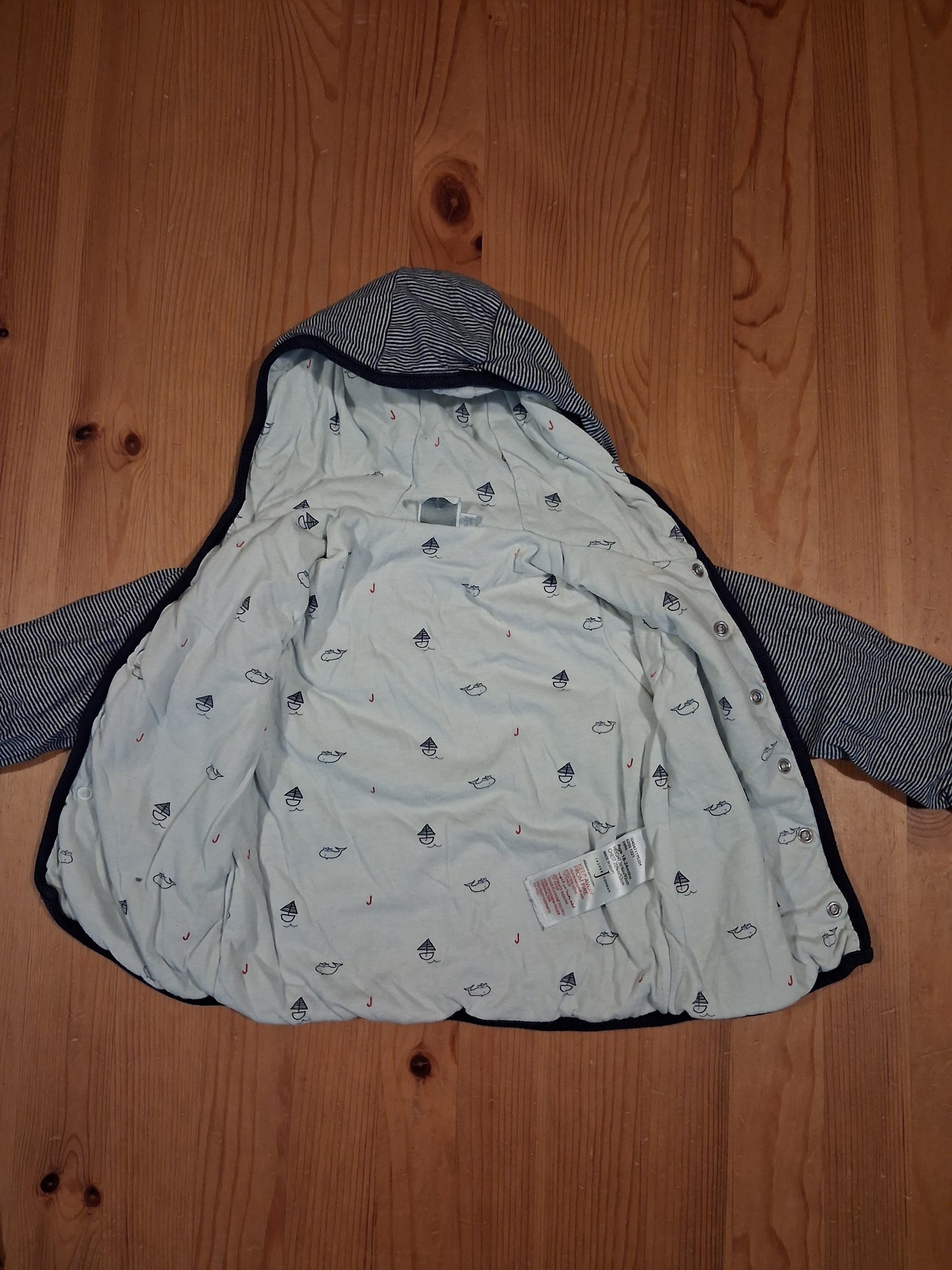 Striped Hooded Jacket/Hoodie - Boys 18-24 months - Jasper Conran