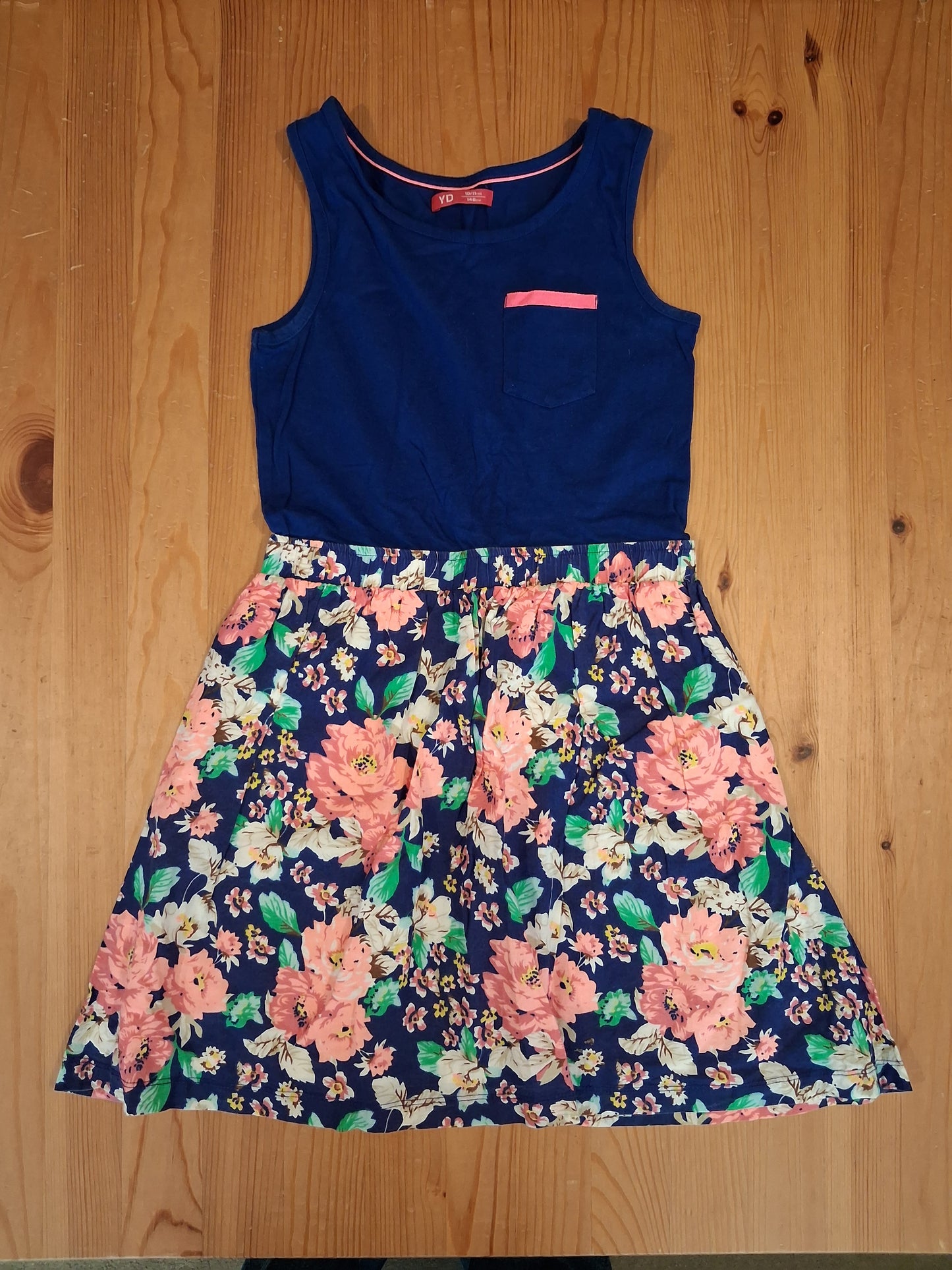 Sleeveless Floral Dress - Girls 10-11 years - Young Dimensions