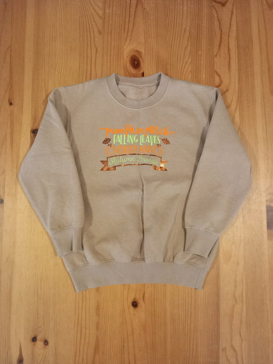 Beige Autumn Sweatshirt - Unisex 5-6 years - Brand unknown