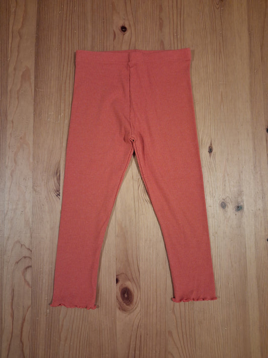 Orange Ribbed Leggings - Girls 3-4 years - TU