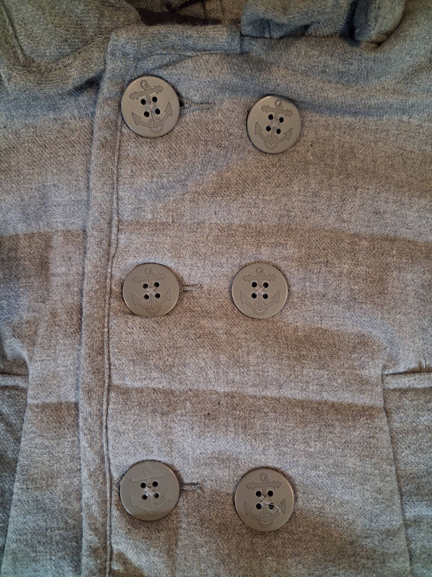 Grey Coat With Removable Hood - Boys 3-6 months - Baby Gap