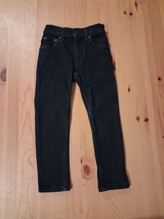 Black Jeans With Adjustable Waistband - Girls 5 years - TU