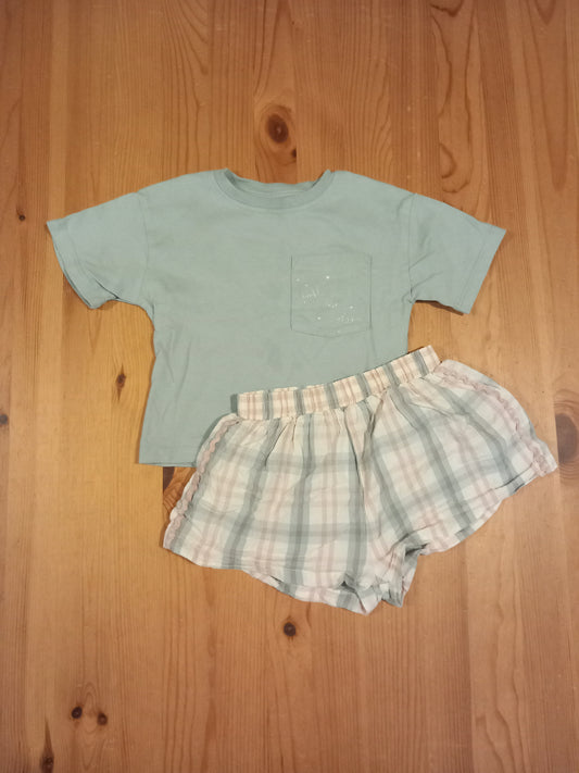 'Sparkle And Shine' Shorts Pyjamas - Girls 18-24 months - Next