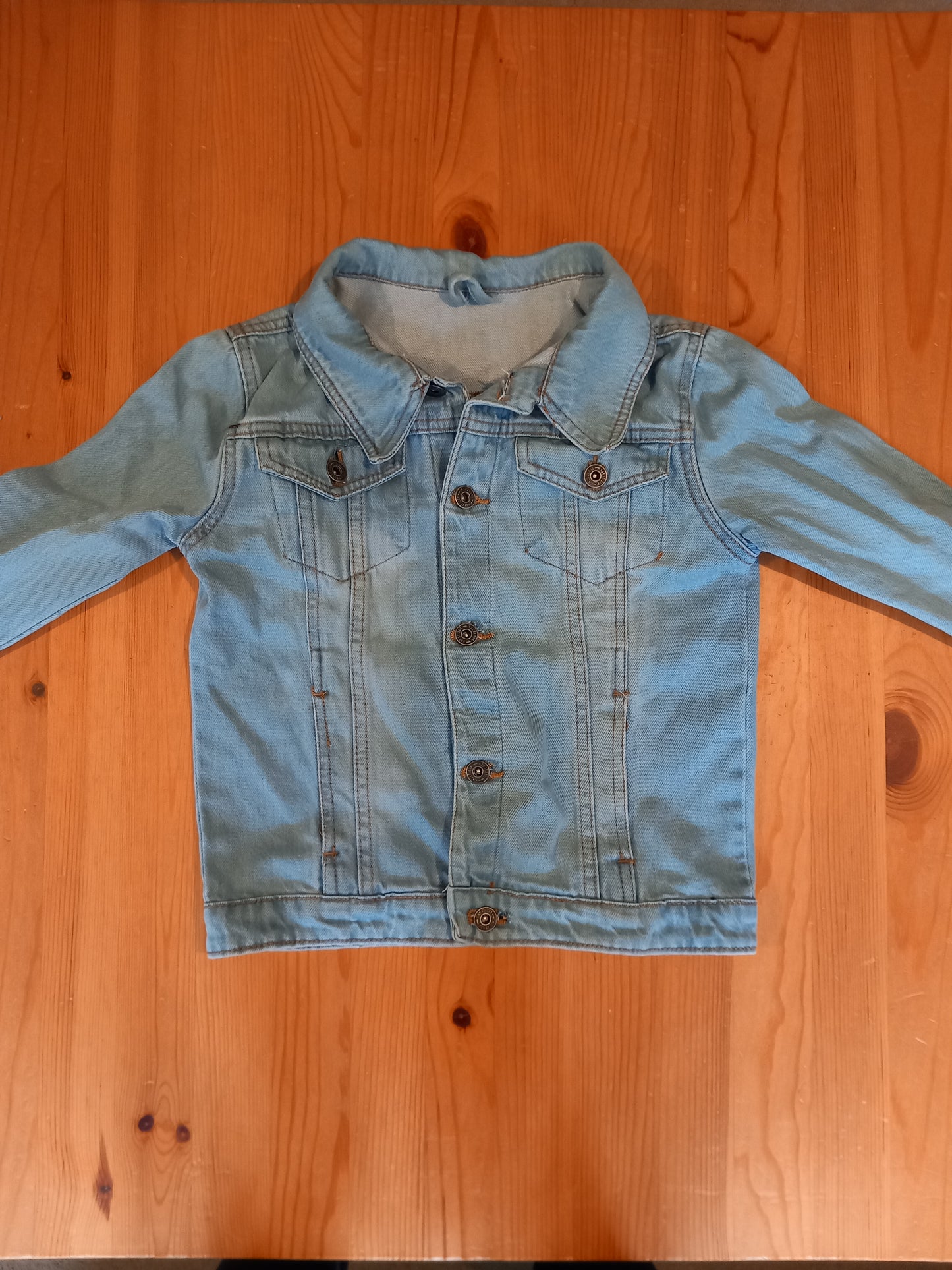 Distressed Look Denim Jacket - Boys 9-10 years - A2z 4 Kids