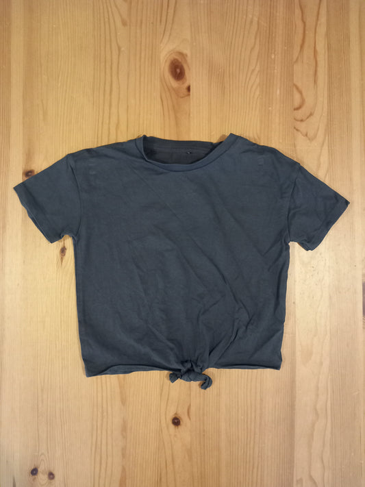 Grey Short/Cropped T-Shirt - Girls 5-6 years - George