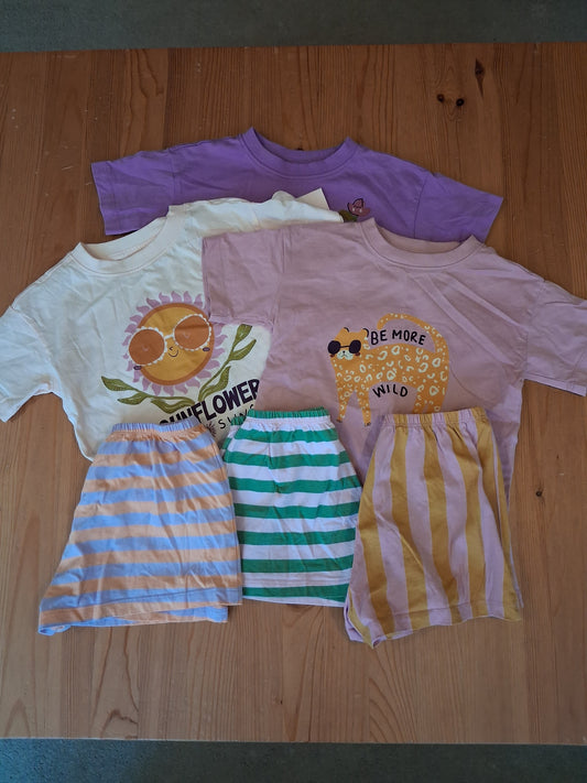 3 x Pairs Of Shorts Pyjamas - Girls 3-4 years - Next
