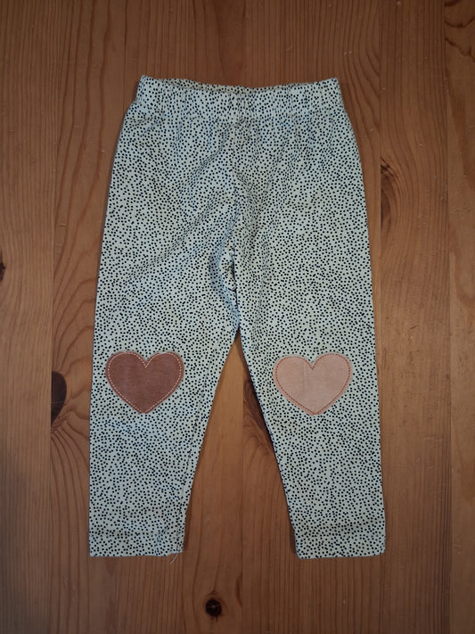 Spotty Hearts Leggings - Girls 12-18 months - TU
