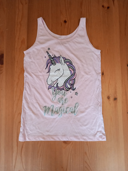 Light Pink 'You Are Magical' Sleeveless Vest - Girls 12-13 years - Primark