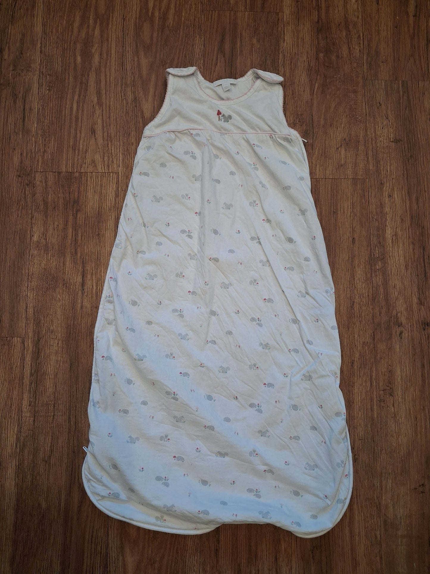 Squirrels & Hedgehogs 1.0 Tog Sleep Bag - Girls 6-18 months - The Little White Company