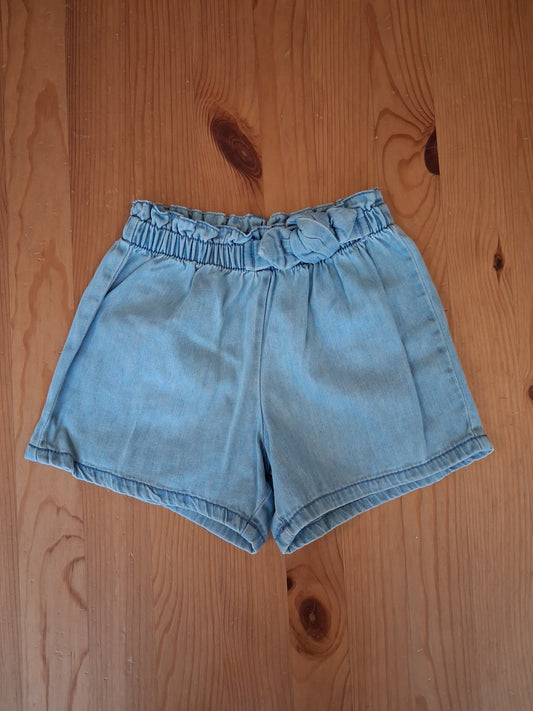 Light Denim Shorts With Elasticated Waistband - Girls 2-3 years - Next