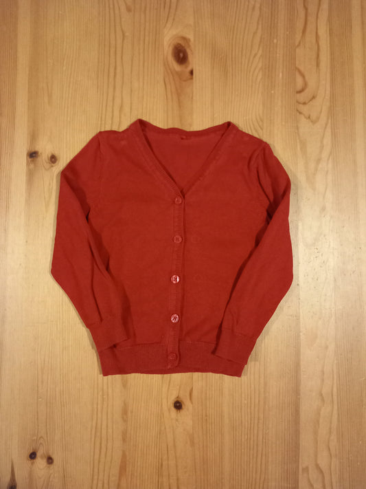 Red School Cardigan - Girls 4-5 years - George