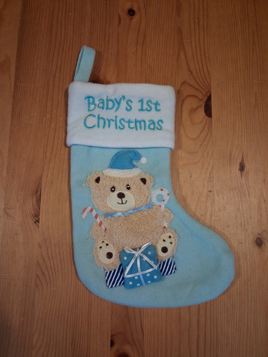 Small Baby's 1st Christmas Stocking - Unisex - Brand Unknown