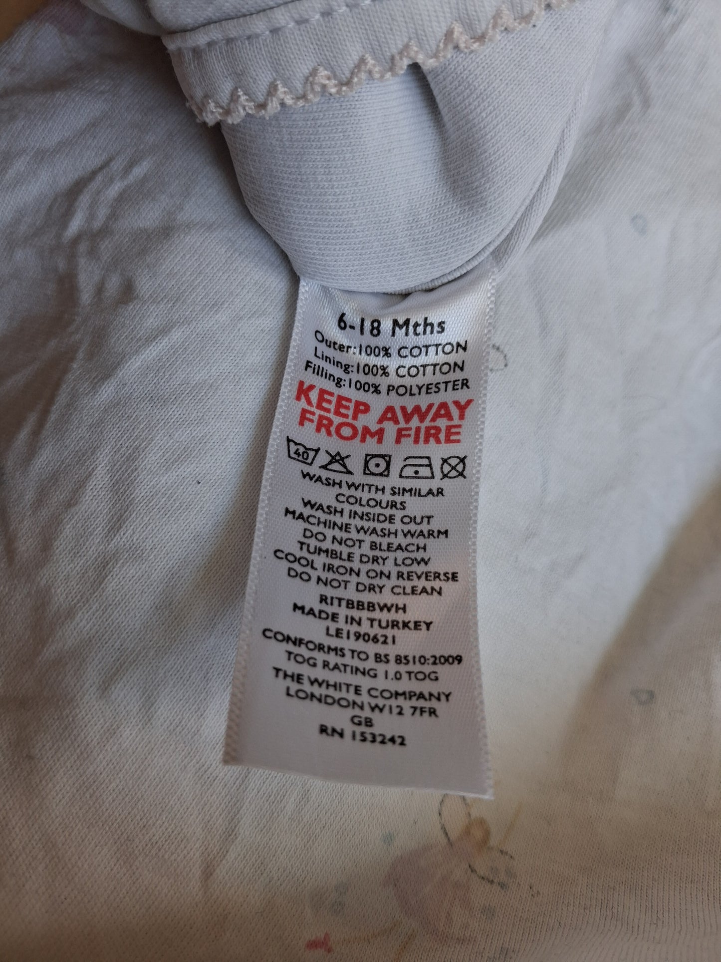 Fairies 1.0 Tog Sleep Bag - Girls 6-18 months - The Little White Company