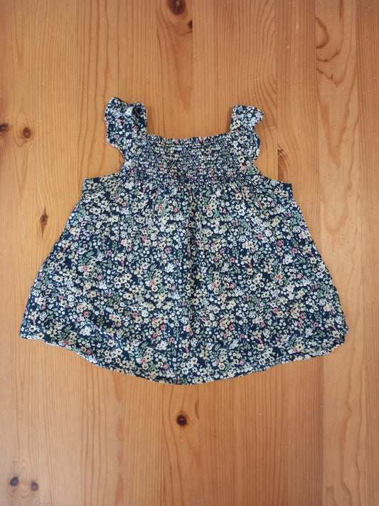 Floral Sleeveless Top - Girls 12-18 months - F&F