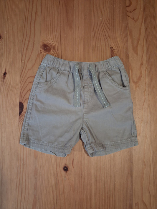 Beige Shorts With Elasticated Waistband - Boys 12-18 months - Matalan