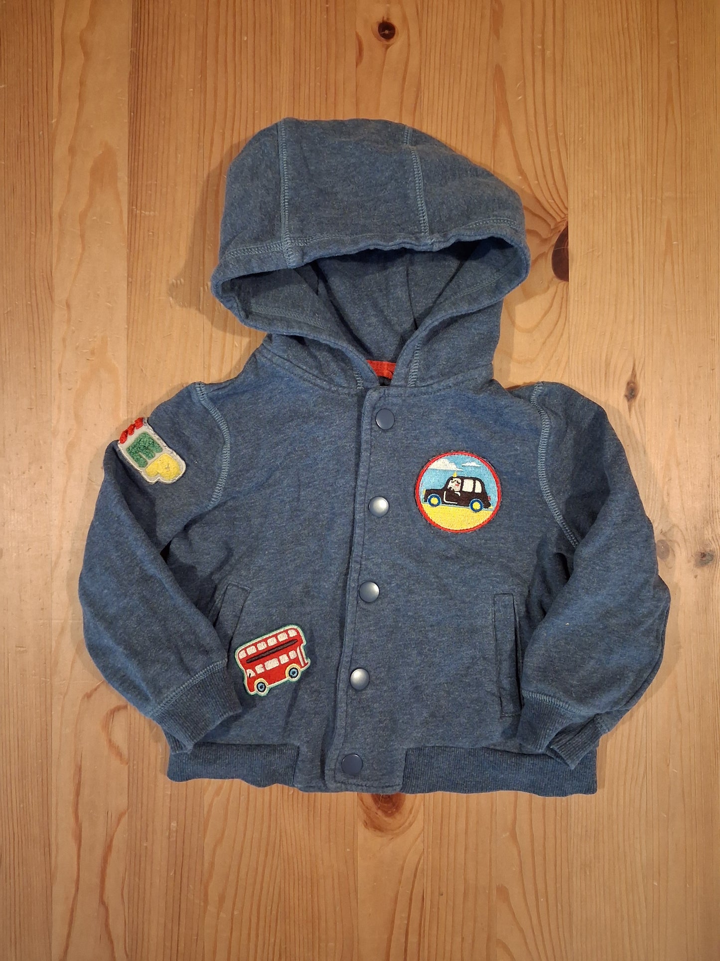 Blue Vehicles Hoodie - Boys 2-3 years - Cath Kids