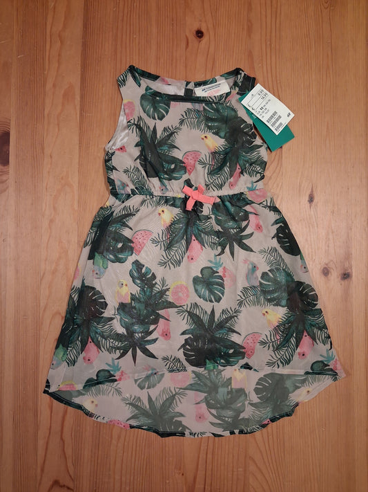 Lined Tropical Print Sleeveless Dress (BNWT) - Girls 18-24 months - H&M