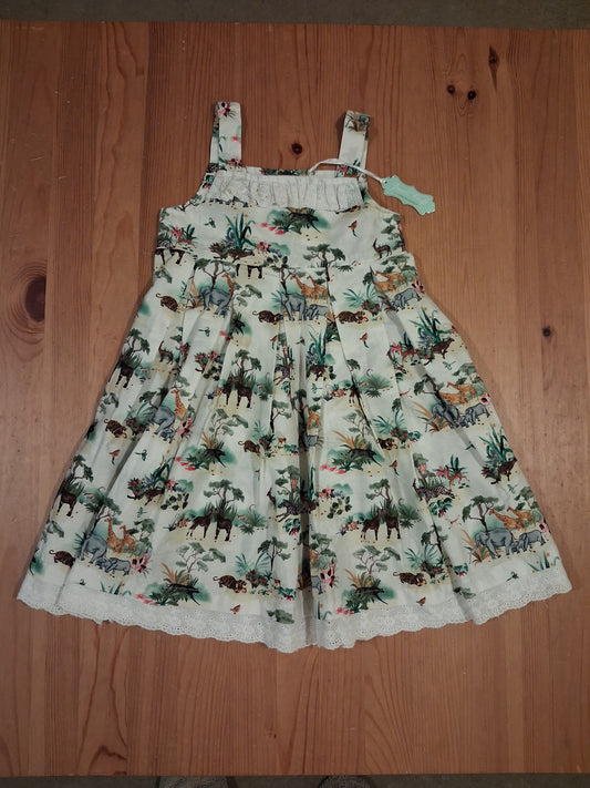 Sleeveless Animals Dress (BNWT)  - Girls 2-3 years - Powell Craft
