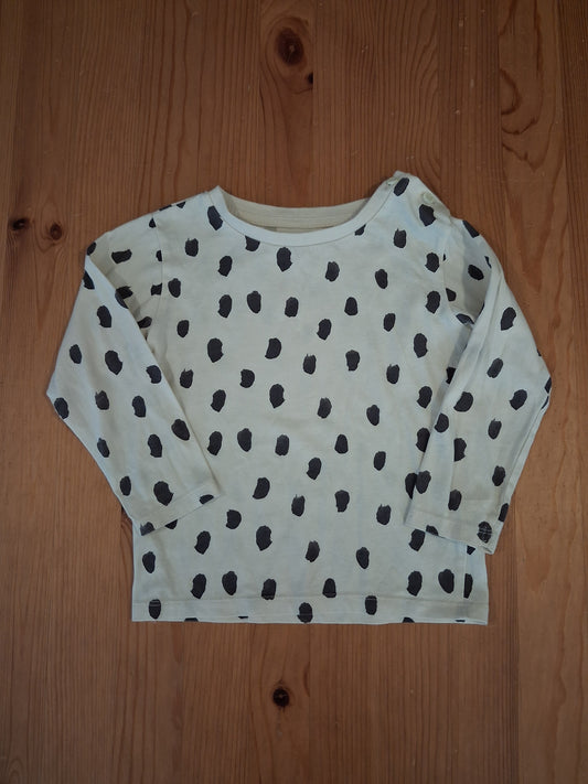 Spotty Long Sleeve Top - Girls 18-24 months - M&S