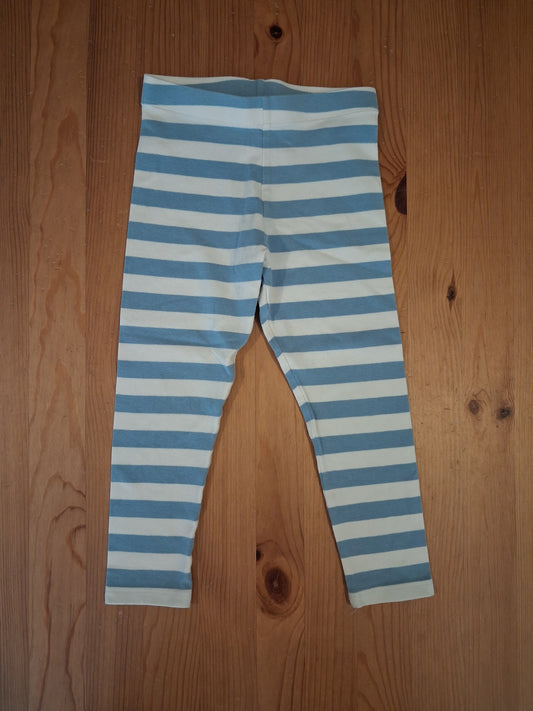 Light Blue Striped Leggings - Girls 3-4 years - Next