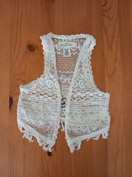 Net Style Open Front Cardigan - Girls 6-8 years - H&M