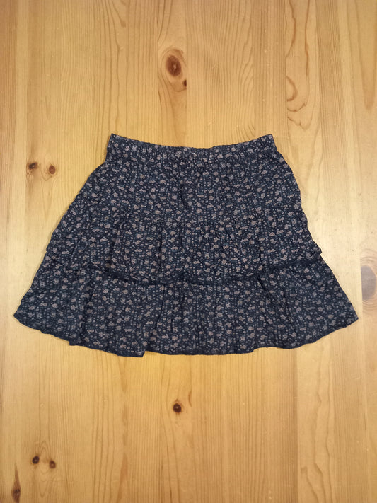 Layered Floral Skirt With Elasticated Waistband - Girls 10-11 years - La Redoute