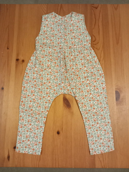 Handmade Floral Jumpsuit - Girls 2-3 years - Rose & Guy