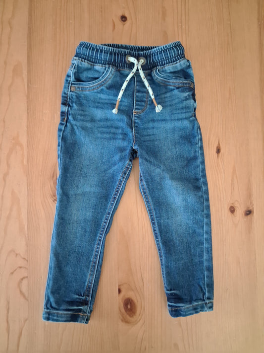 Jeans With Drawstring Elasticated Waistband - Boys 18-24 months - George