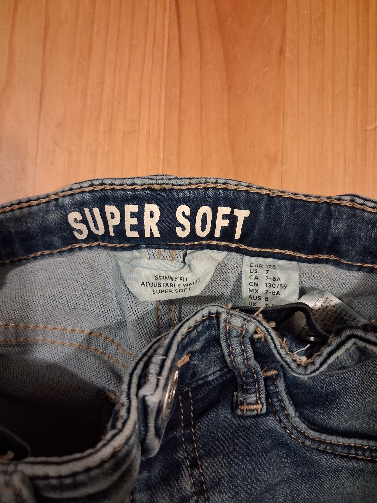 Skinny Jeans With Adjustable Waistband - Boys 7-8 years - H&M