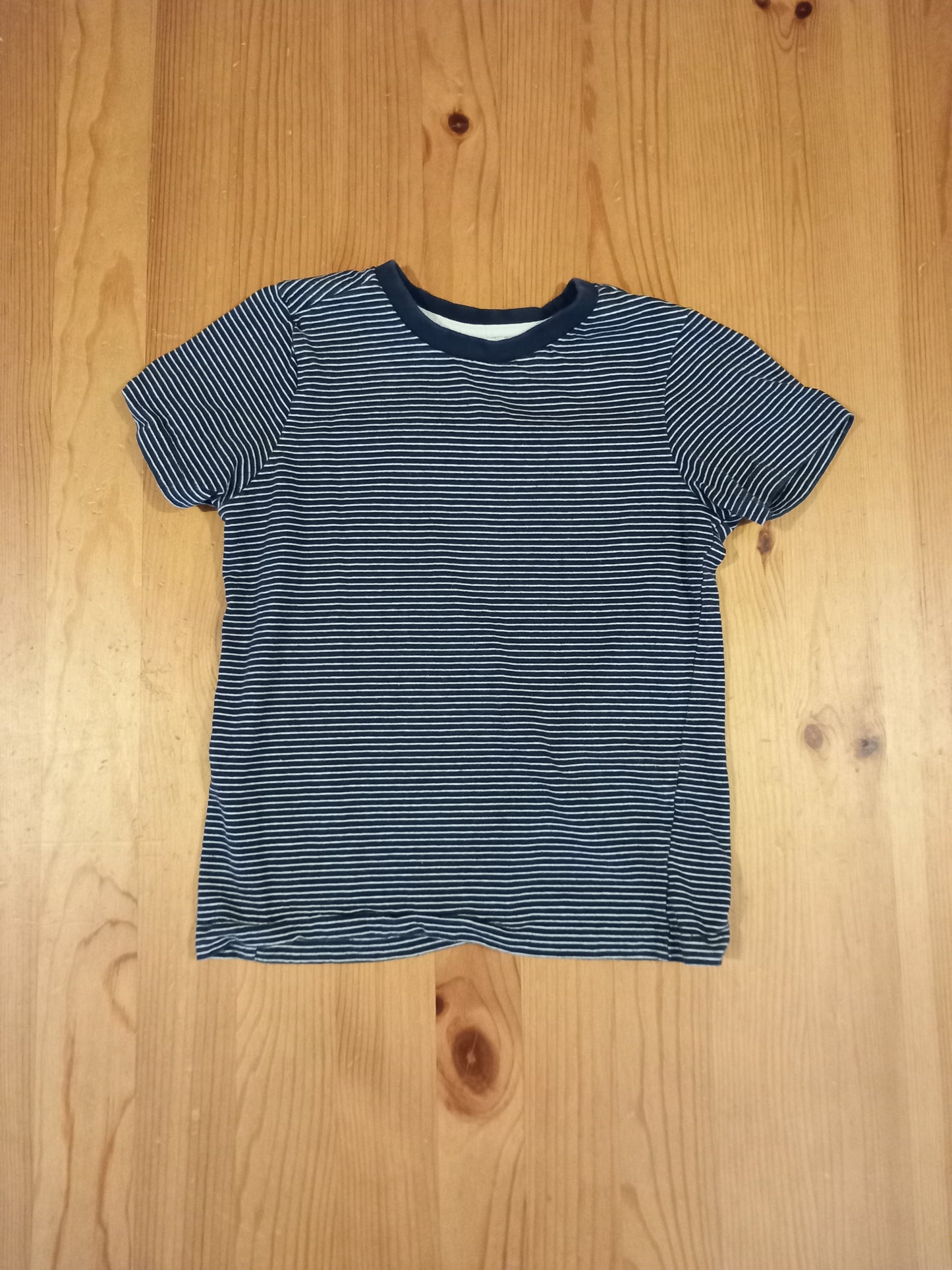 Navy & White Striped T-Shirt - Boys 3-4 years - Nutmeg