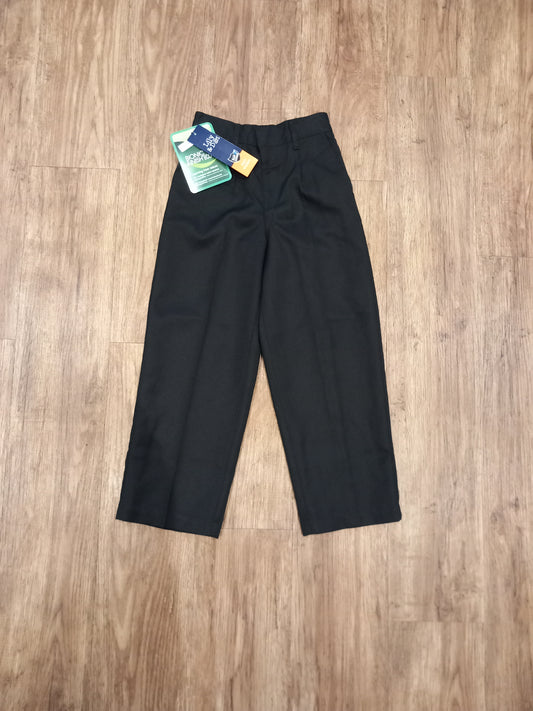 Black School Trousers With Elasticated Waistband (BNWT) - Boys 5-6 years - Lily & Dan