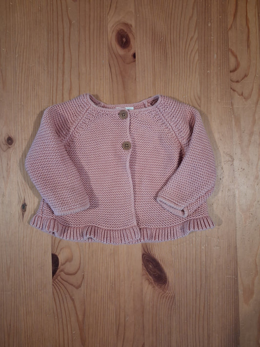 Pink Cardigan - Girls 3-6 months - Next