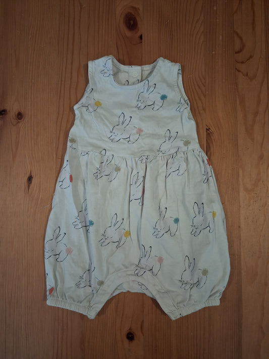 Rabbits Romper - Girls 6-9 months - M&S