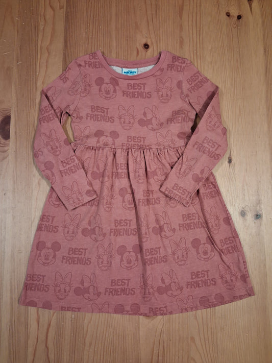 Mickey And Friends 'Best Friends' Long Sleeve Dress - Girls 3-4 years - TU