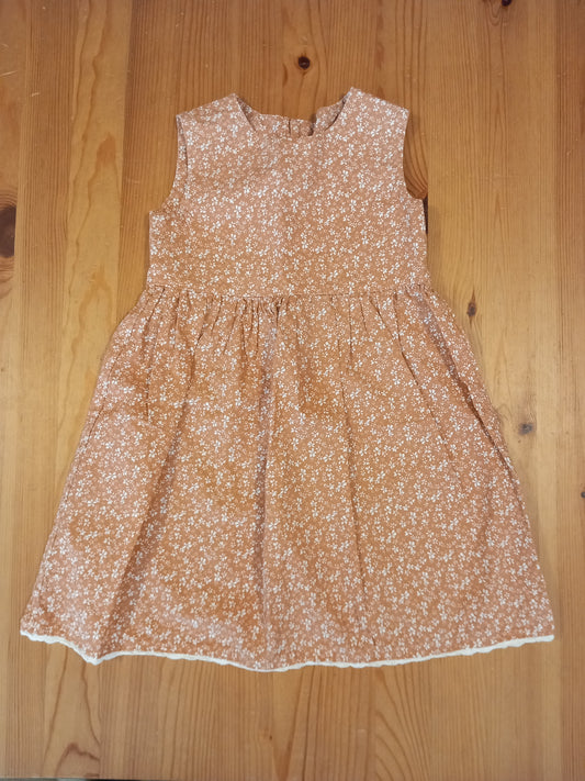 Handmade Floral Dress - Girls 4-5 years - Winnie Woo Handmade Childrenswear