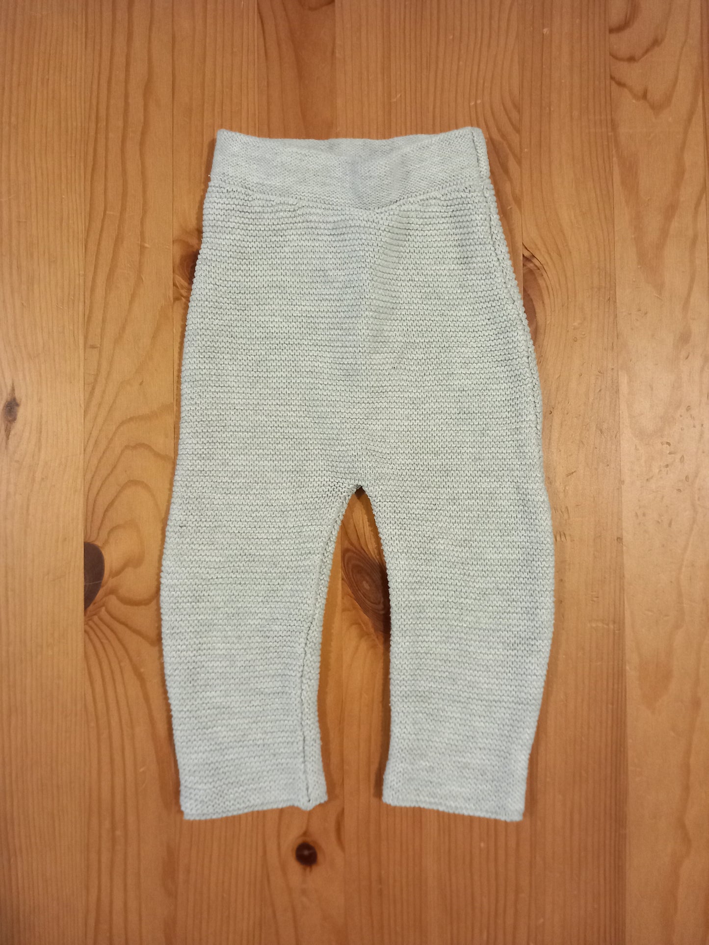 Grey Knitted Style Trousers - Unisex 6-9 months - Matalan