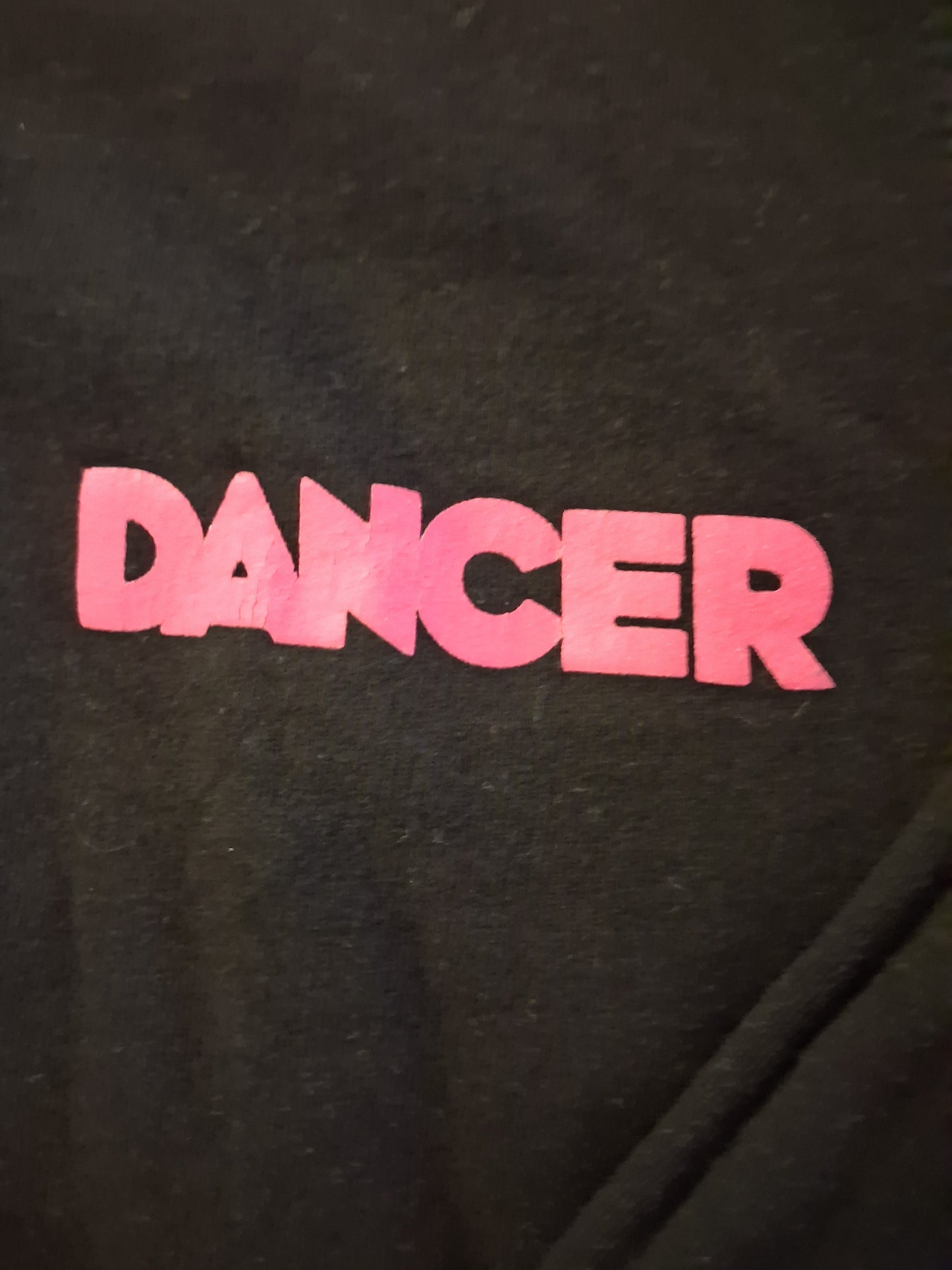 Black 'Dancer' Sweatshirt - Girls 7-8 years - Brand Unknown
