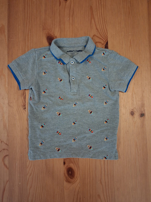 Grey Rockets Polo Shirt - Boys 18-24 months - Next