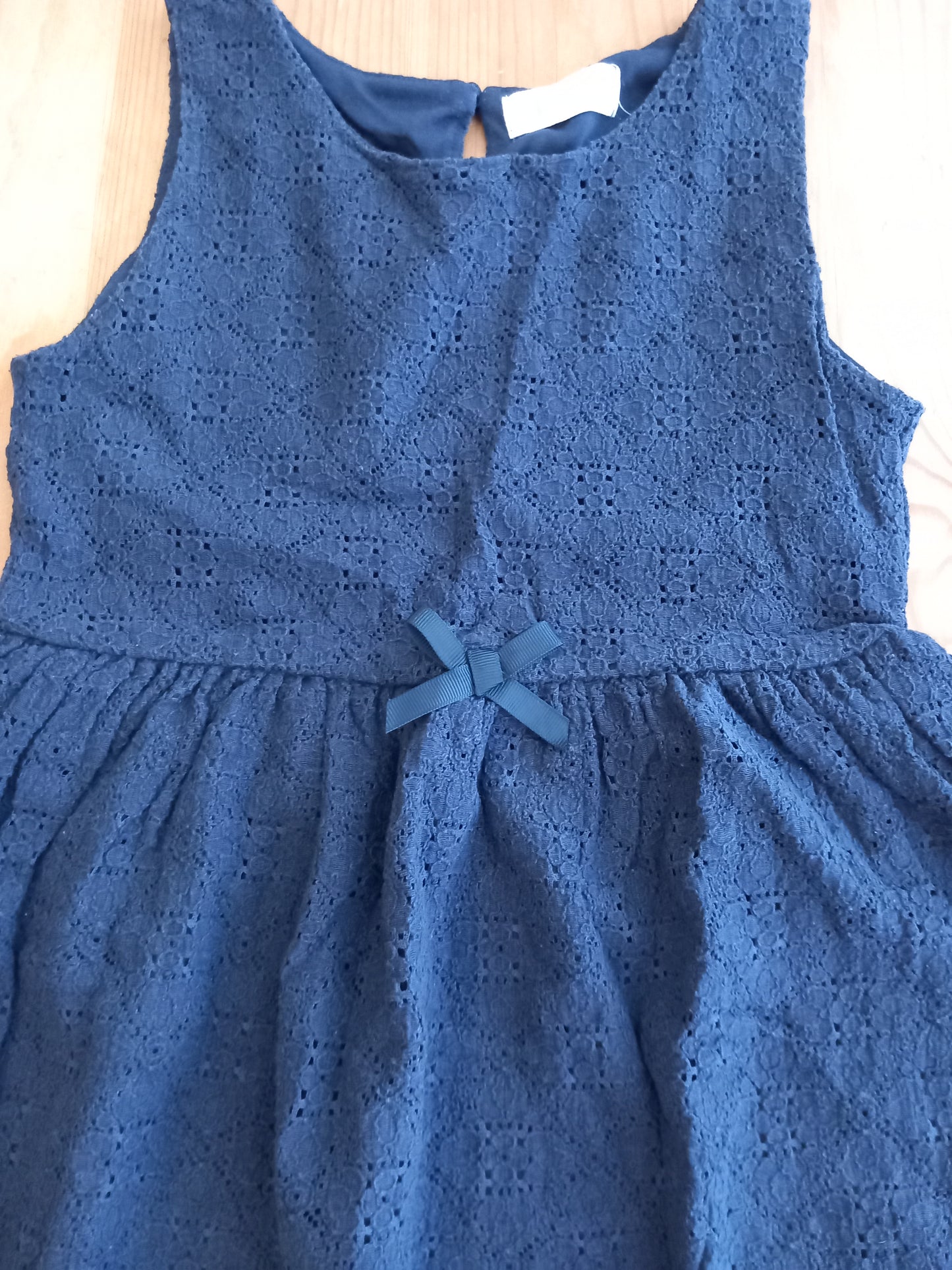 Navy Patterned Dress - Girls 8-10 years - H&M