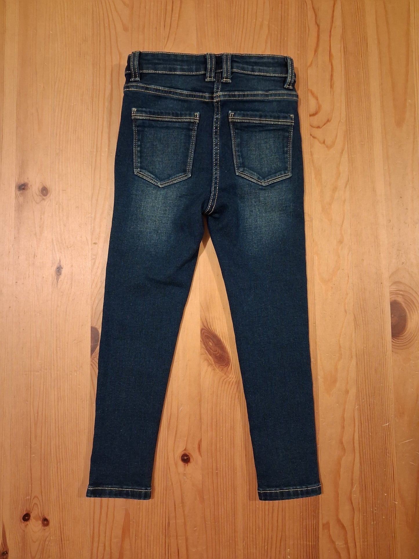 Navy Skinny Jeans With Adjustable Waistband (BNWT) - Girls 5 years - Next