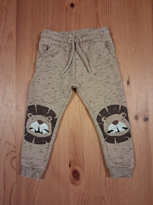 Lion Joggers With Drawstring Elasticated Waistband - Boys 18-24 months - Nutmeg