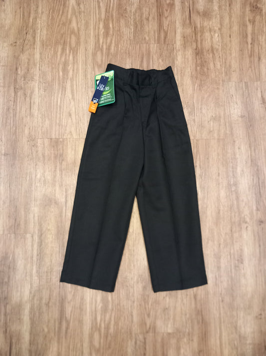 Black School Trousers With Elasticated Waistband (BNWT) - Boys 5-6 years - Lily & Dan