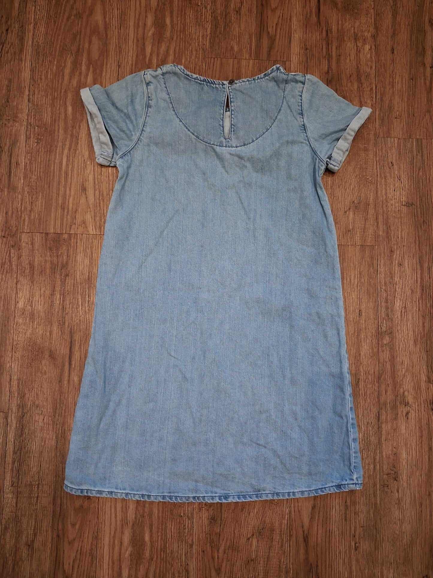 Light Denim Short Sleeve Dress - Girls 10 years - Next