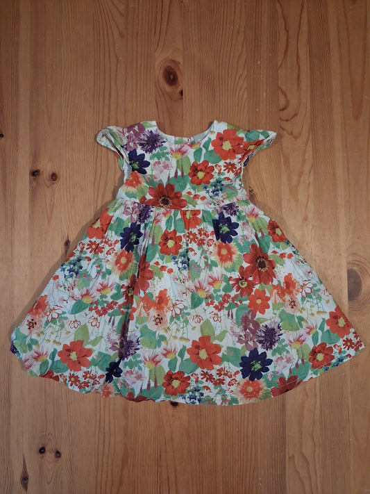 Floral Lined Occasionwear Dress - Girls 12-18 months - TU