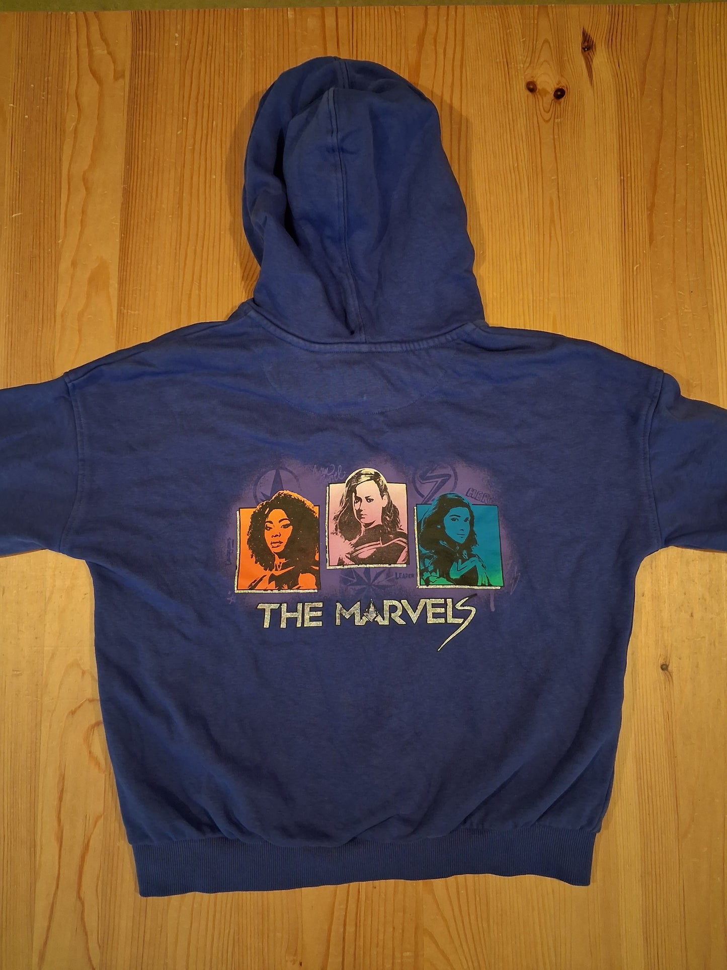 Purple 'The Marvels' Oversized Hoodie - Girls 9-10 years - M&S