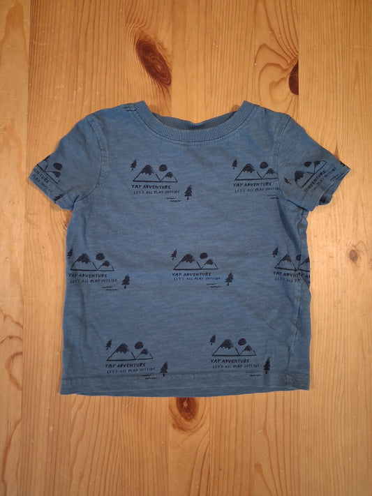 Blue 'Adventure' T-Shirt - Boys 18-24 months - George